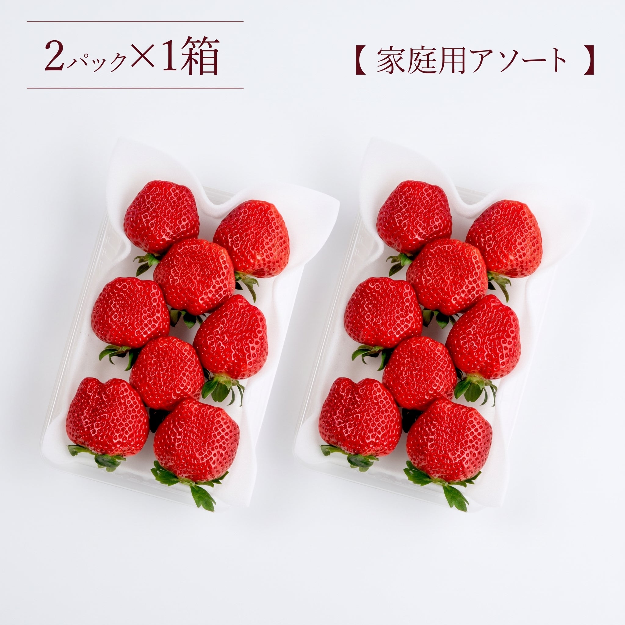 福岡産直 完熟あまおう 2５0ｇ×2パック（平パック 6~12玉）
